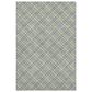 Dalyn Rug Company Soft Essentials Plaid Seaside 10" x 14" Indoor/Outdoor Area Rug, , large