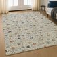 Dalyn Rug Company Soft Essentials Floral Pearl 5" x 7"6" Indoor/Outdoor Area Rug, , large
