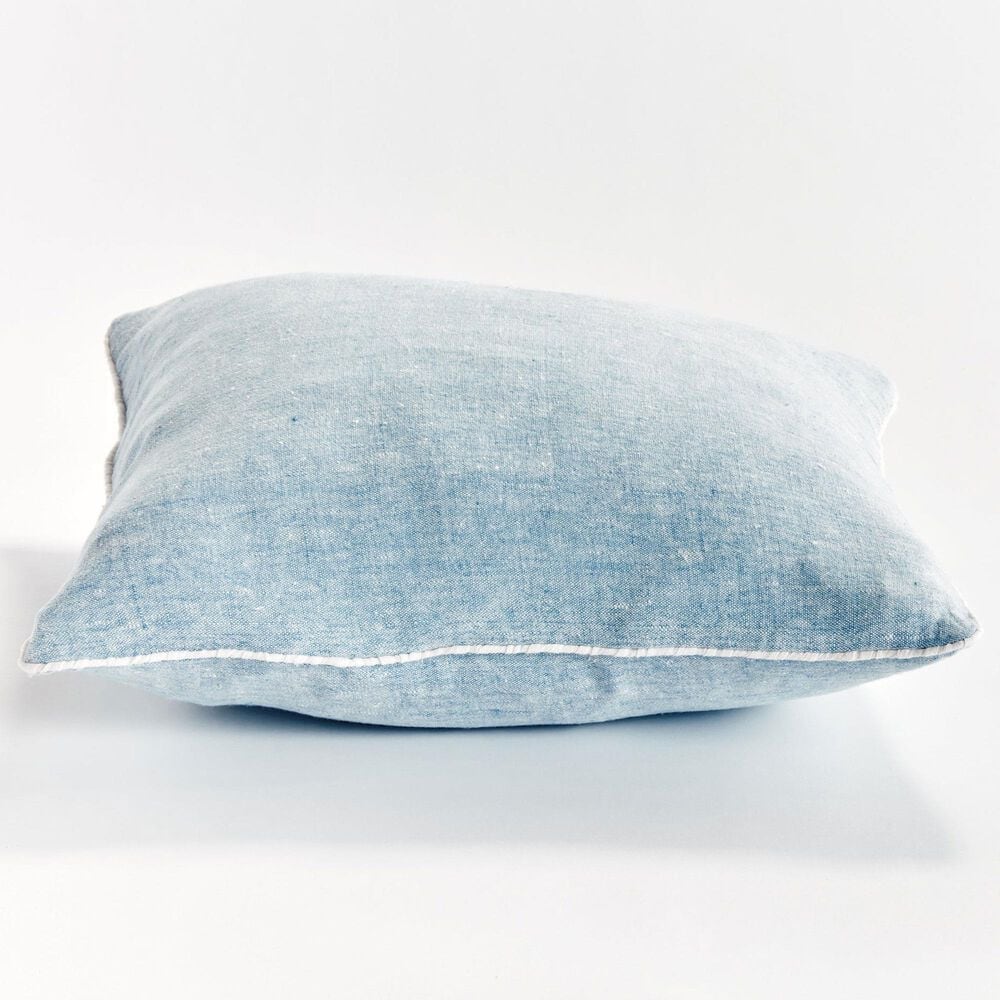 Napa Home and Garden Lane 20&quot; x 20&quot; Throw Pillow in Blue and Ivory, , large