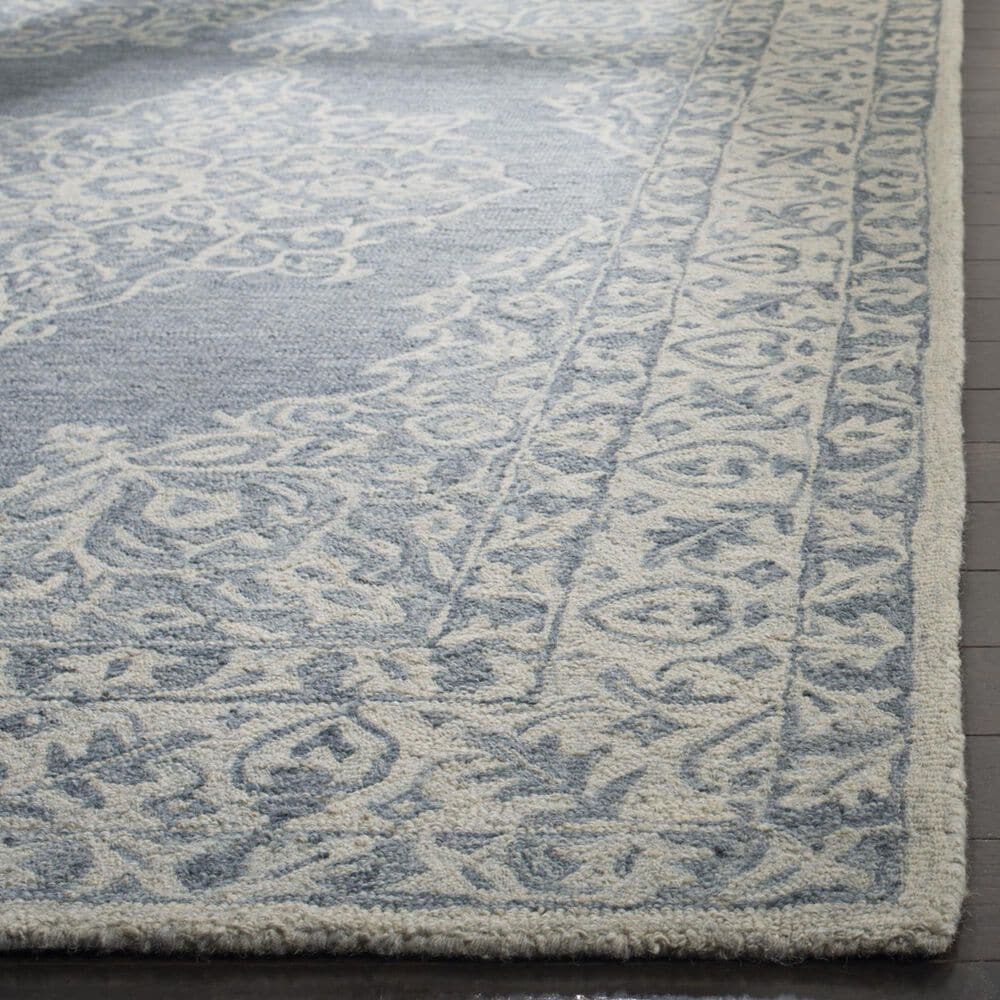Safavieh Micro-Loop 8&#39; x 10&#39; Blue and Light Blue Area Rug, , large