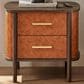 Modway Coralie 2 Drawer Nightstand in Walnut Tan, , large