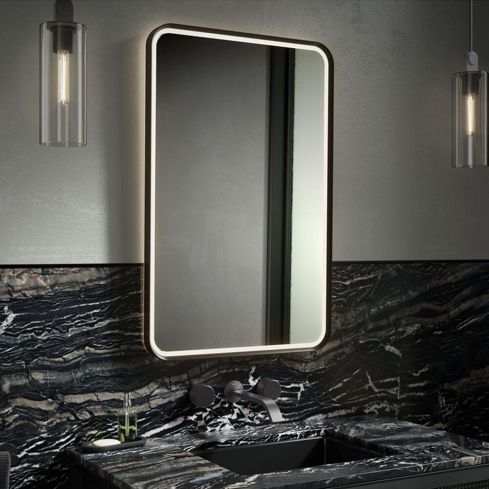 Kohler Essential Ultrabright Vanity Mirror in Matte Black, , large