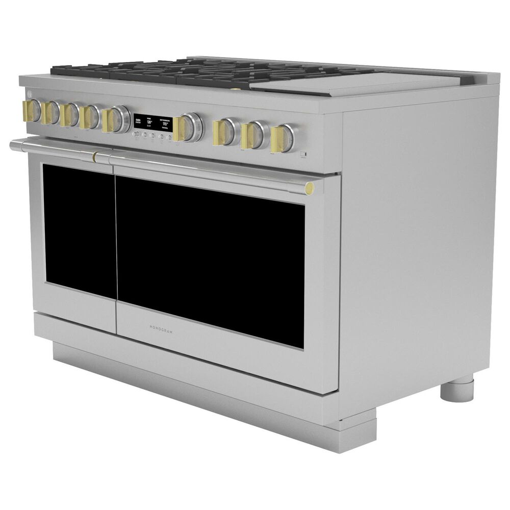 Monogram 48&quot; Dual-Fuel Professional Range with 6 Burners and Steam Clean in Stainless Steel, , large