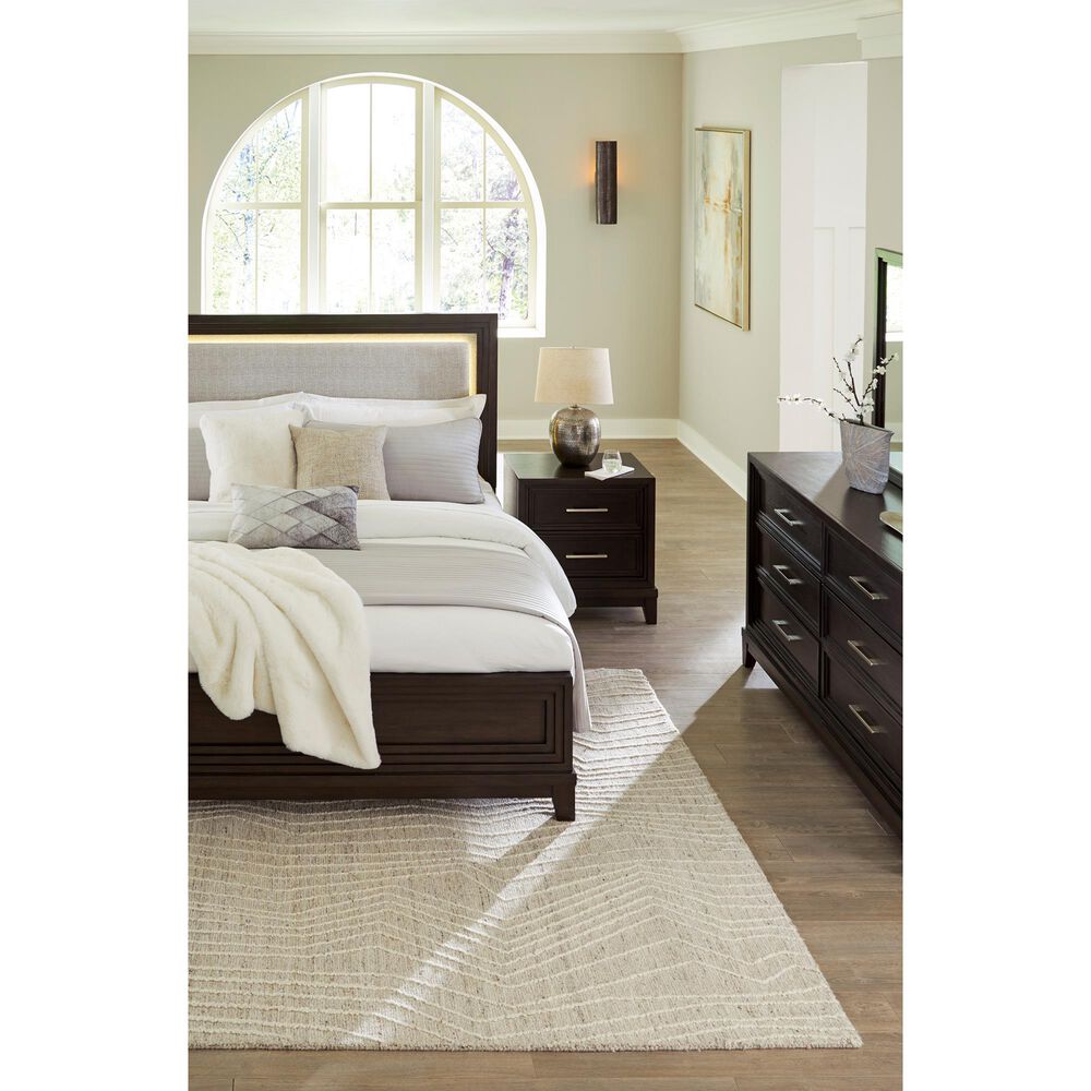 Ashley Neymorton 3-Piece Queen Bedroom Set in Dark Grayish Brown, , large