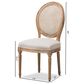 Baxton Studio Adelia Side Chair in Weathered Oak, , large
