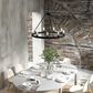 Hunter Saddlewood 9-Light Chandelier in Natural Iron, , large