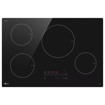 LG 30" Smart Induction Electric Cooktop with UltraHeat 4.3kW Element in Black, , large
