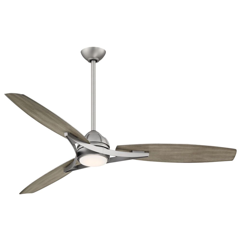 Minka-Aire Molino 65" Indoor/Outdoor Ceiling Fan with LED Light in Burnished Nickel, , large