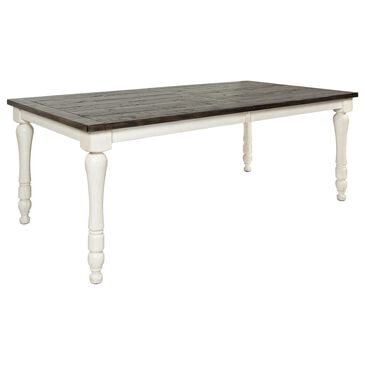 Waltham Madison County Dining Table in Vintage White, , large