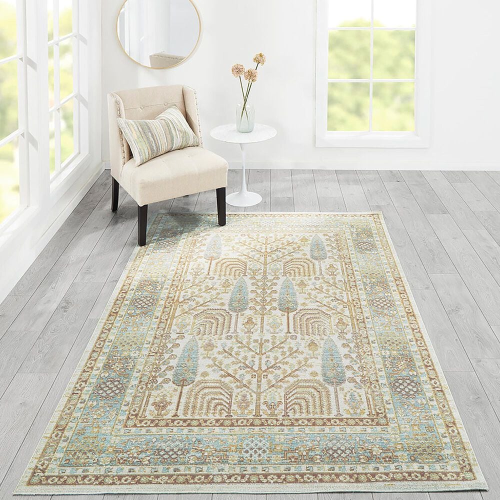 Momeni Isabella ISA-8 7&#39;10&quot; x 10&#39;6&quot; Ivory Area Rug, , large