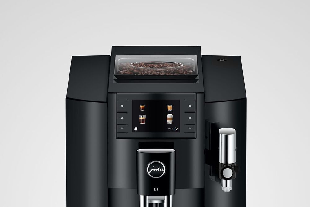 Jura E8 64 Oz Automatic Coffee Maker in Piano Black, , large