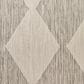 Nourison Positano Geometric Light Grey 7" x 10" Indoor/Outdoor Area Rug, , large