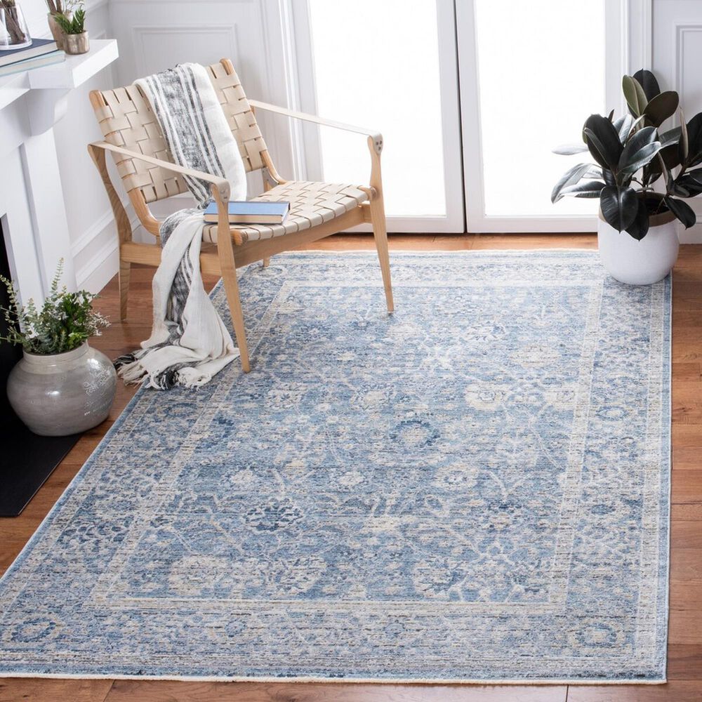 Safavieh Dream DRM408J 4&#39; x 6&#39; Grey and Turquoise Area Rug, , large
