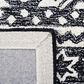 Safavieh Micro-Loop 5" x 8" Black and Gray Area Rug, , large
