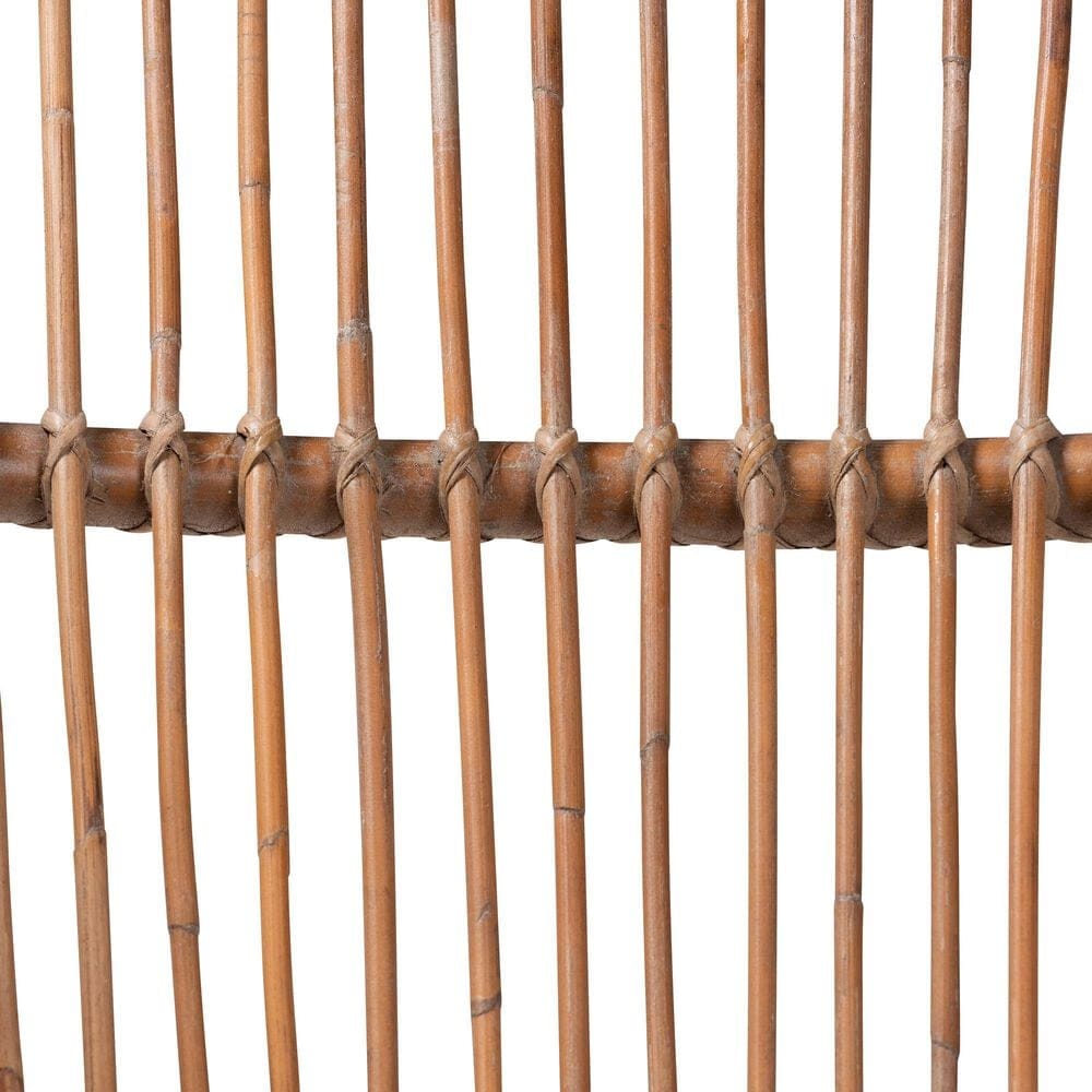 Baxton Studio Lamaria Rattan Arm Chair in Natural Brown Antique, , large