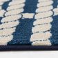 Central Oriental Terrace Tropic Nautical Life 5" x 7"3" Sapphire and Snow Area Rug, , large