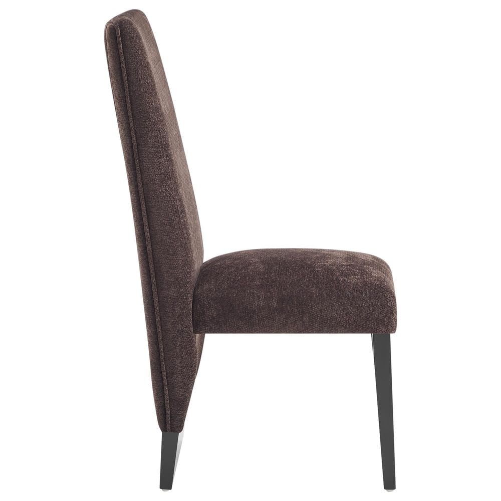 Modern Market Upholstered Side Chair in Brown, , large