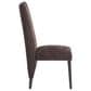 Modern Market Upholstered Side Chair in Brown, , large