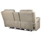 Somerset Home Harbour Power Reclining Loveseat in Caruso Light Grey, , large