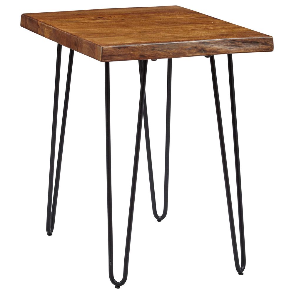 Waltham Nature"s Edge Chairside Table in Light Chestnut, , large