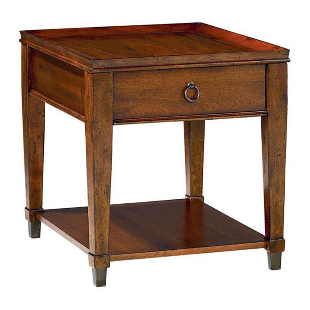 Hammary Sunset Valley Rectangular Drawer End Table, , large