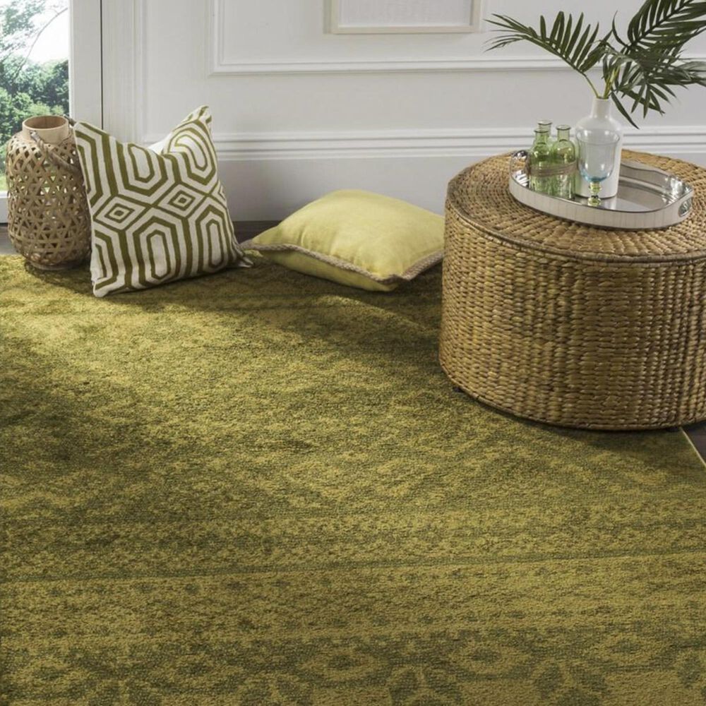 Safavieh Adirondack ADR107D 5"1" x 7"6" Green and Dark Green Area Rug, , large