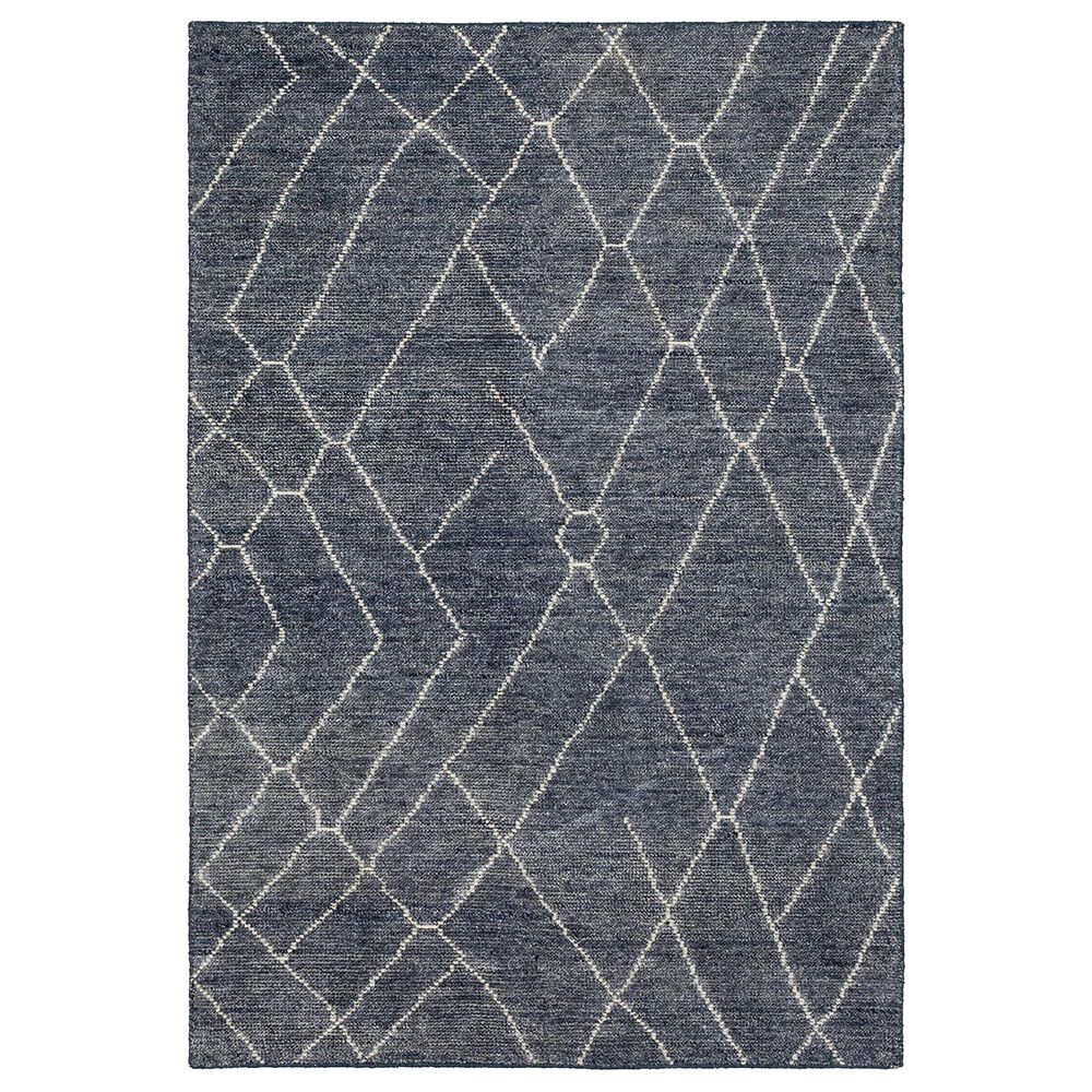 Karastan Tangier RG192-3259 4' x 6' Spartel Blue Steel Area Rug, , large