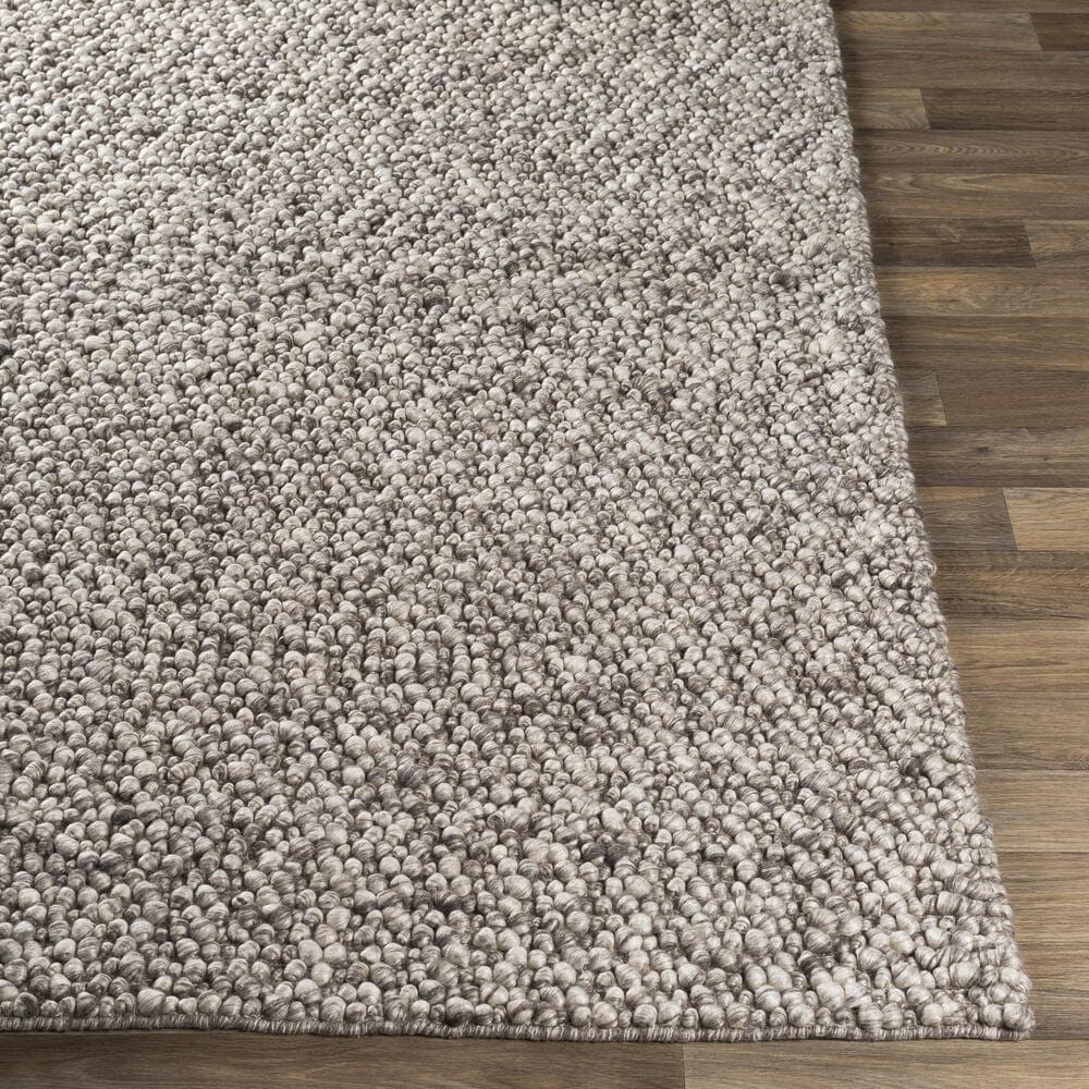 Surya Como 6&#39; x 9&#39; Charcoal and Ivory Area Rug, , large