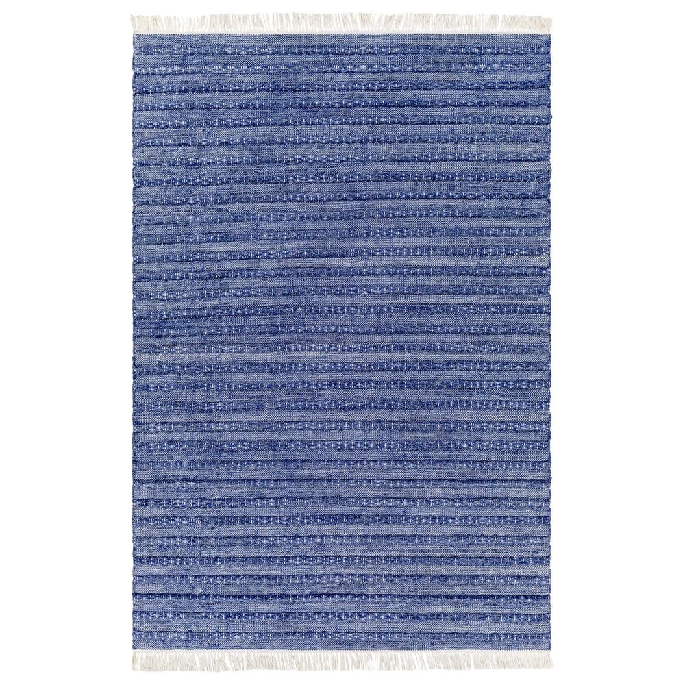 Surya Azalea 5" x 7"6" Blue, Denim, Ivory and White Area Rug, , large