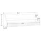 RiverRidge Home Book Nook Wall Bookshelf in White (Set of 2), , large