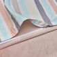 5-Piece Queen Duvet Set in Pastel Stripe Pink, , large