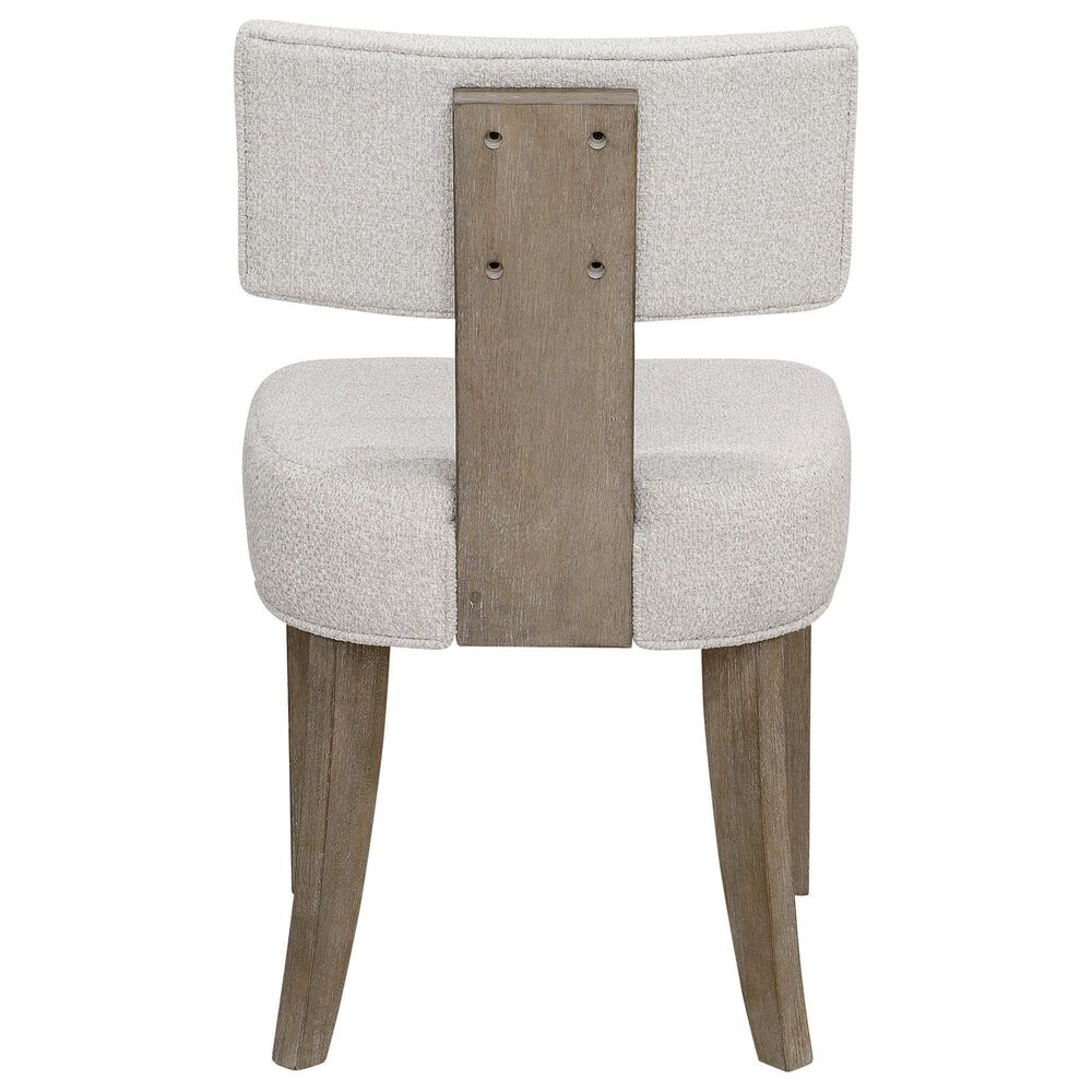 Chapel Hill Anderson Park Dark Klismos Side Chair in Moose Trail and Frontier Brown, , large