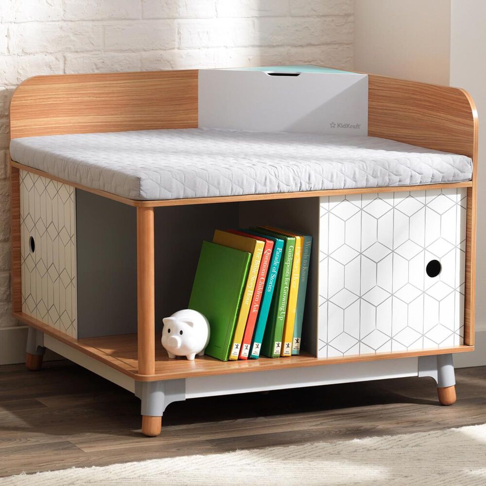 Kidkraft Kid Corner Reading Nook in Gray, , large