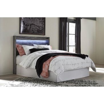 Signature Design by Ashley Baystorm Queen LED Panel Headboard in Gray, , large