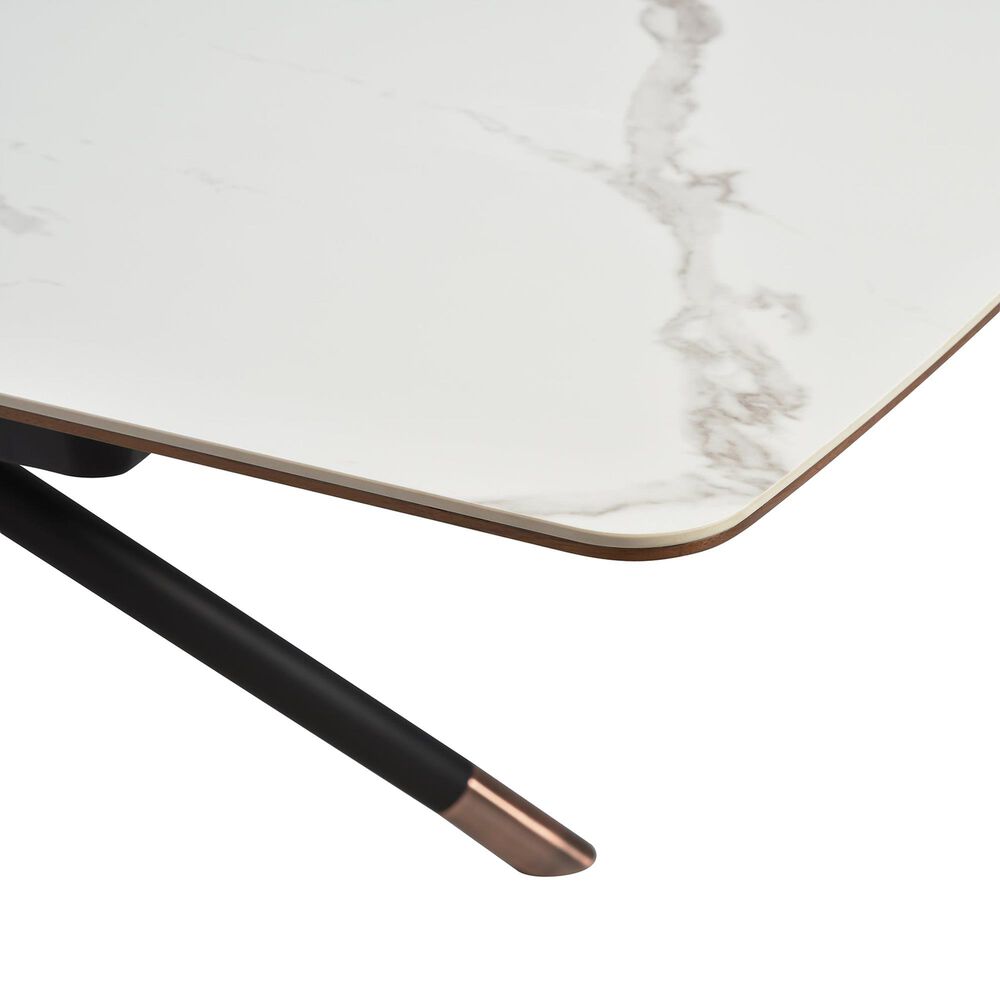 Blue River Alora Extendable Dining Table in Black, Copper, Light Grey and Walnut - Table Only, , large
