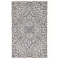 Feizy Belfort 2" x 3" Ivory and Navy Area Rug, , large