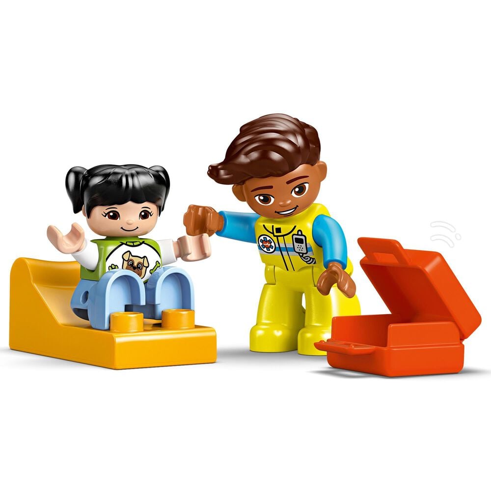 LEGO Duplo Ambulance and Driver Building Set in Multicolor, , large