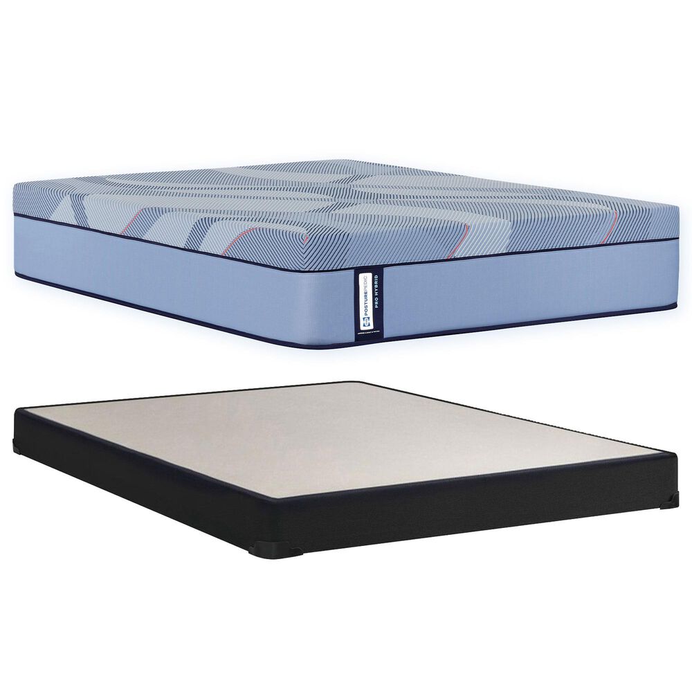 Sealy Wilkins Firm Hybrid Full Mattress with Low Profile Box Spring, , large