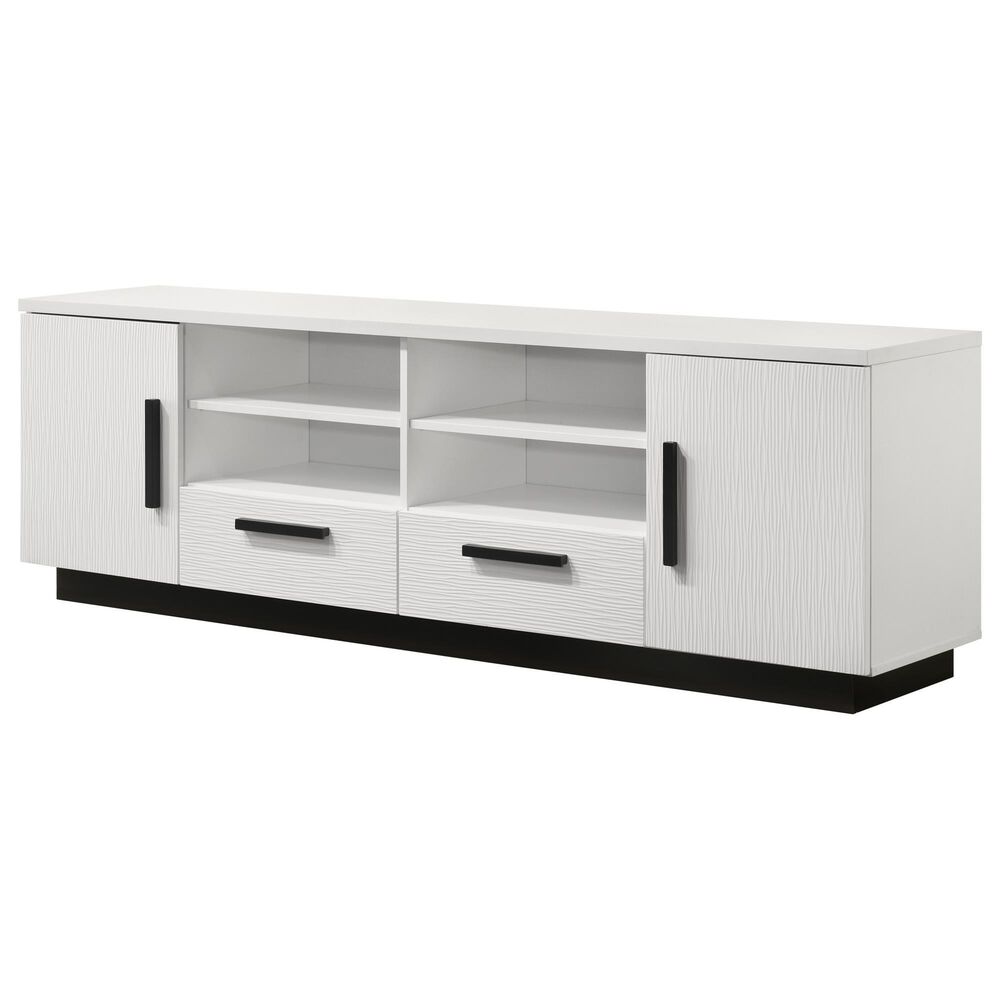 HOMLUX 70.5" TV Stand with Drawers and Adjustable Storage Shelves in White, , large