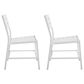 Linon Home Decor Holland Patio Side Chair in White (Set of 2), , large