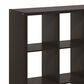HOMLUX 9-Cube Reversible Open Back Bookshelf in Dark Oak, , large