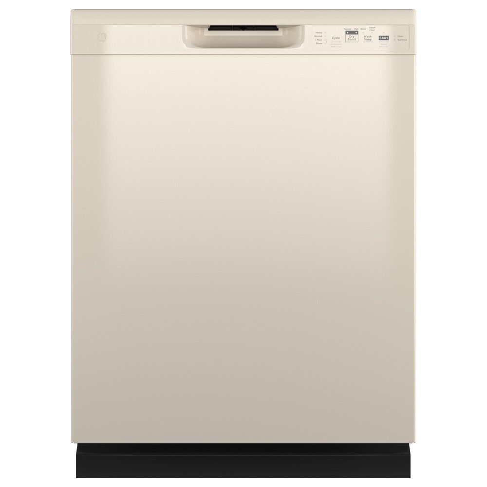 GE Appliances 24 " BuiltIn Dishwasher with Steam + Sanitize in Bisque