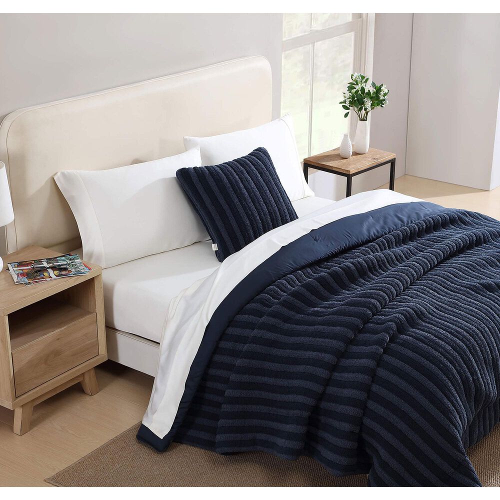Sunday Citizen Snug Piped 20&quot; Square Throw Pillow in Midnight and Dew, , large