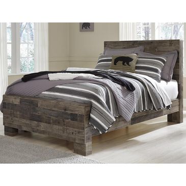 Signature Design by Ashley Derekson Full Panel Bed in Walnut and Gray, , large