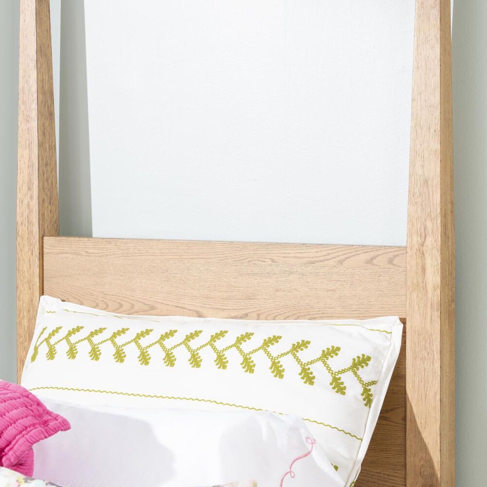 St Claire Home Today's Traditions Twin Platform Poster Bed in Natural Hickory, , large