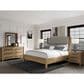 Shannon Hills Davie 4-Piece King Upholstered Bedroom Set in Pale Oak, , large