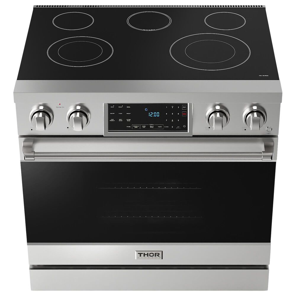 Thor Kitchen Gordon Ramsay 6 Cu. Ft. Professional Electric Range in Stainless Steel, , large