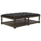 Vintage Furnishings Thomas Rectangle Leather Ottoman, , large