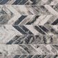 Feizy Micah 3"11" x 6" Gray and Silver Runner, , large