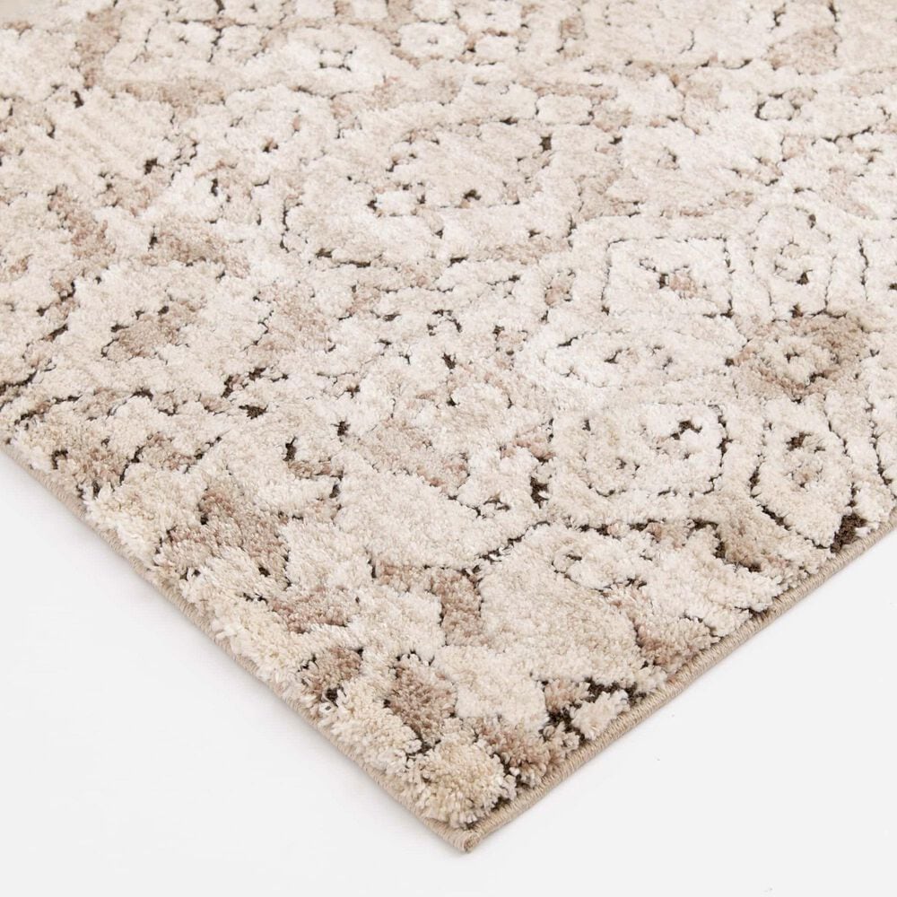 Central Oriental Stonington Tevin 5&#39; x 7&#39;6&quot; Coconut and Almond Area Rug, , large